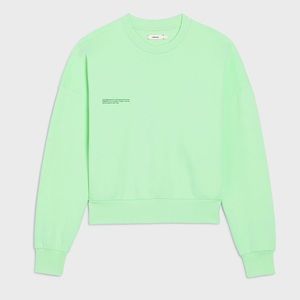 Pangaia matcha (mint) green sweatshirt in XS